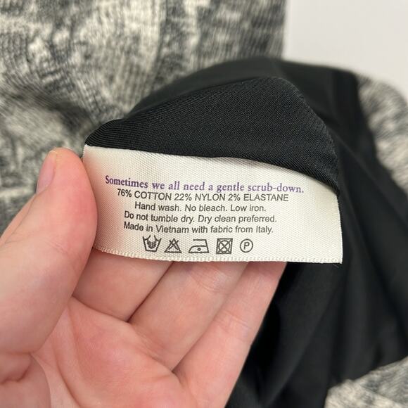 MM LaFleur Aditi Knee-Length Sleeveless Shift Dress Professional Crackle Size 2 - Picture 12 of 15